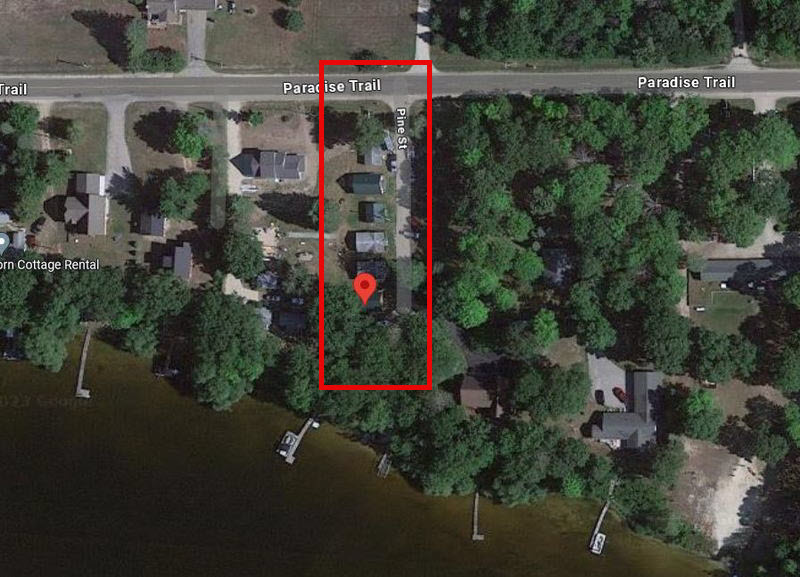 Pines of Paradise (Lake View Motor Court) - Aerial Map